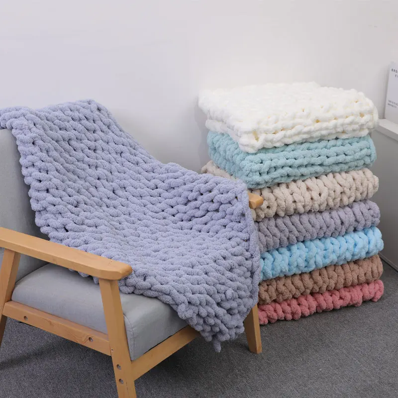 

Прямая поставка, плед VIP из синели для дома, гостиницы, постельное белье, офиса, дивана, вязаное одеяло, декоративный коврик для дивана, Текст...