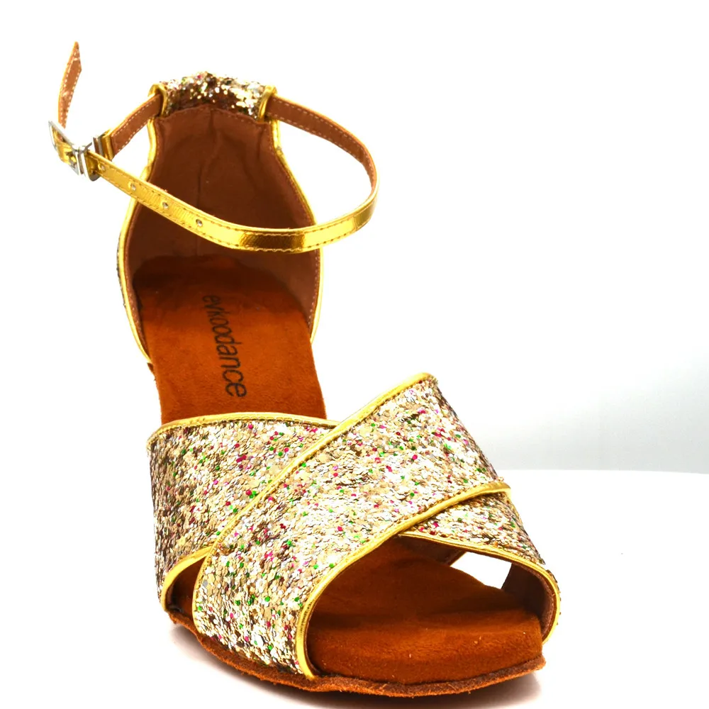 Zapatos De Baile Evkoo/Танцевальная обувь Новое поступление Танцевальная на каблуке 7 см