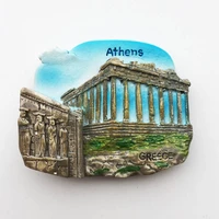 qiqipp creative tourism commemorative gift of the greek capital acropolis of athens stickers refrigerator stickers