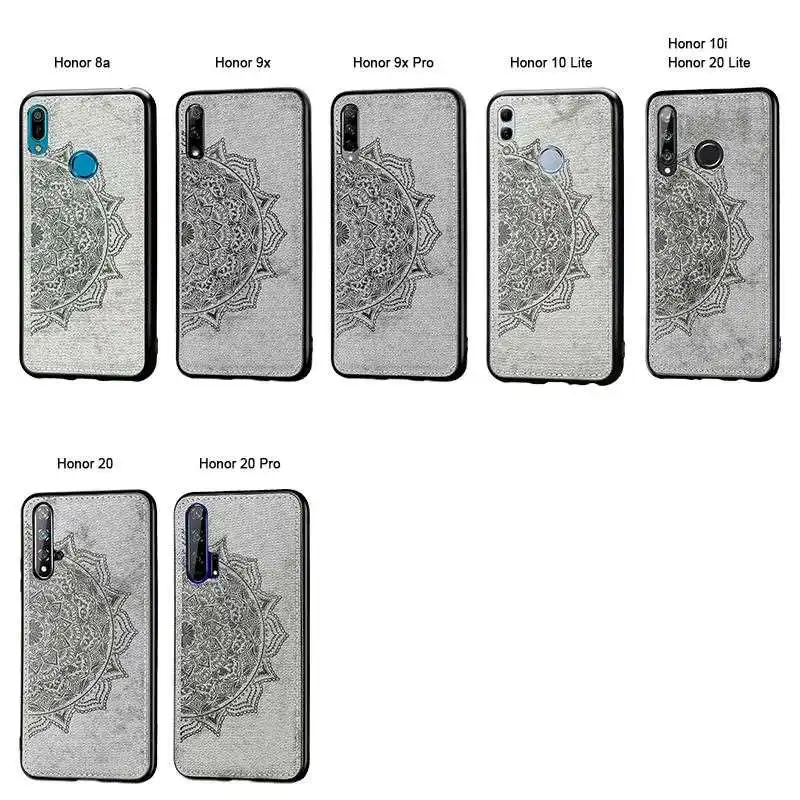 

Fashion Datura Pattern Magnetic Soft Case For Huawei Honor 20 10 Lite 20 9x Pro 8a 10i Phone Case Cover