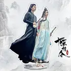 Гроссмейстер демонического брелка неукротимый Wangji Wei Wuxian акриловое кольцо для ключей mo dao zu shi брелок llaveros ювелирные изделия подарок