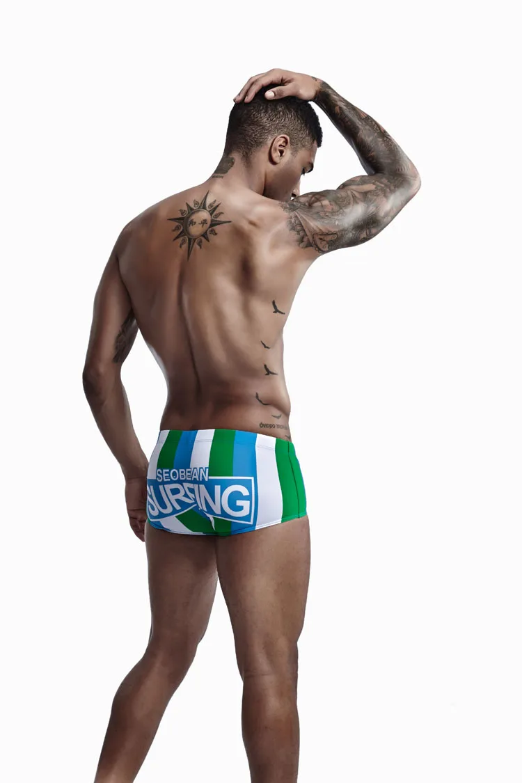 Мужская одежда для плавания Maillot De Bain, купальные костюмы для мальчиков, шорты-боксеры, мужские плавки, купальный костюм для серфинга, Sunga