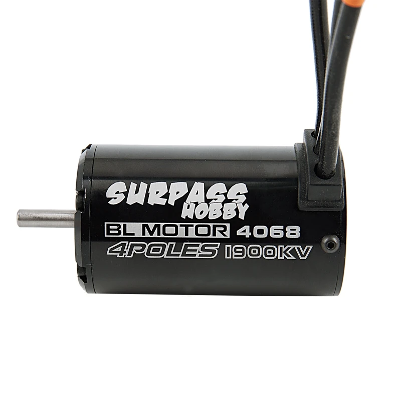 

SURPASS HOBBY 4068 1900KV 4P Sensorless Brushless Motor for 1/8 RC Racing Car Truck Truggy On Road