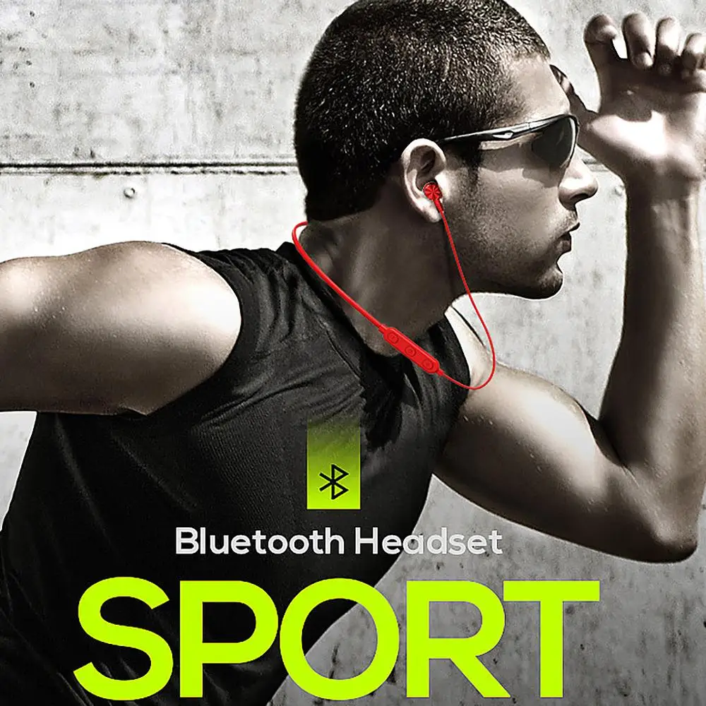 

Wireless BT5.0 Earphone Earbuds Magnetic Headphones Sport headset With Mic for For iPhone Samsung Huawei