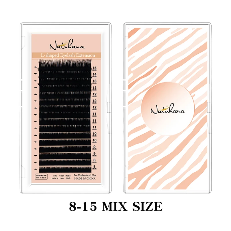 Натуральные L/L +/LC/LD/LU/M норковые ресницы для наращивания