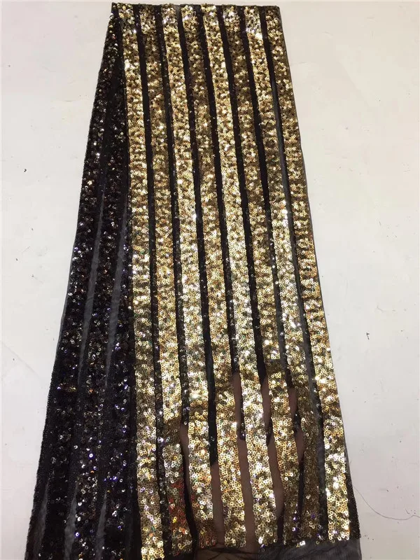 2019 африканская сетчатая кружевная ткань Высококачественная элегантная синяя