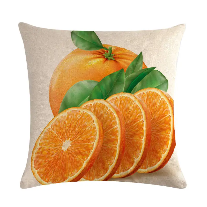 

Tropical Fruit Pillow Cover Square Sofa Cushion Cover Suitable for Home Decoration