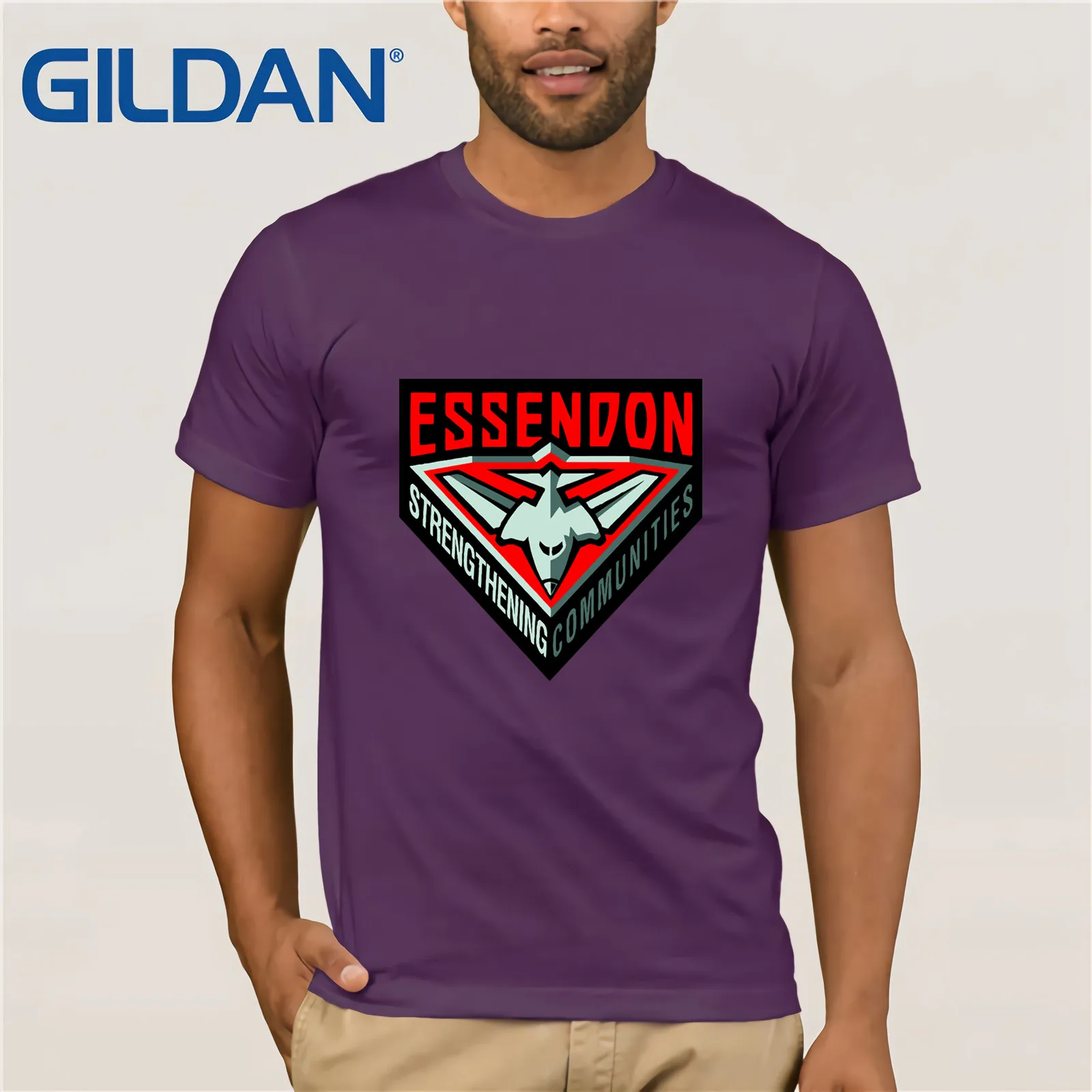 Essendon Bombers австралийский футболист Клуб Мужская футболка новый классический