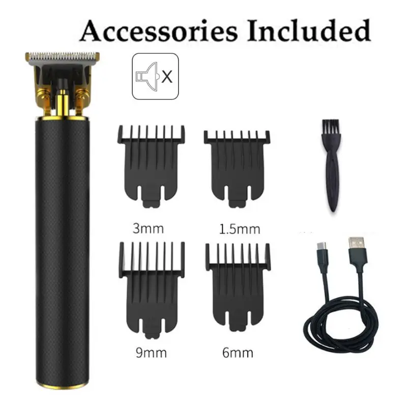 

Cordless Hair Trimmer Professional Hair Clipper for Men Beard Haircut Machine
