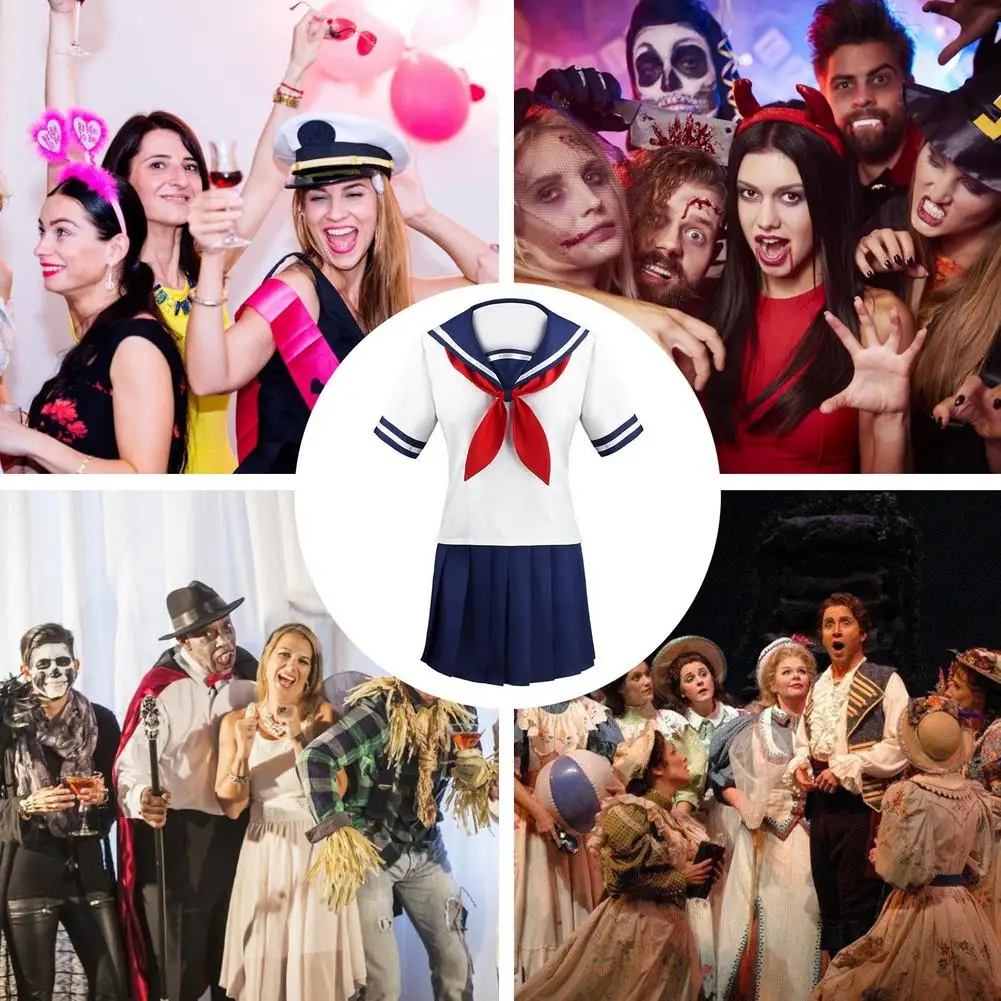 Костюм для косплея JK девочек японская школьная плиссированная юбка Униформа