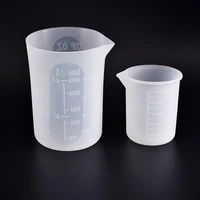3pcs 100ml silicone measuring cup epoxy split cup resin silicone mould handmade diy uv jewelry making tool epoxy resin cup