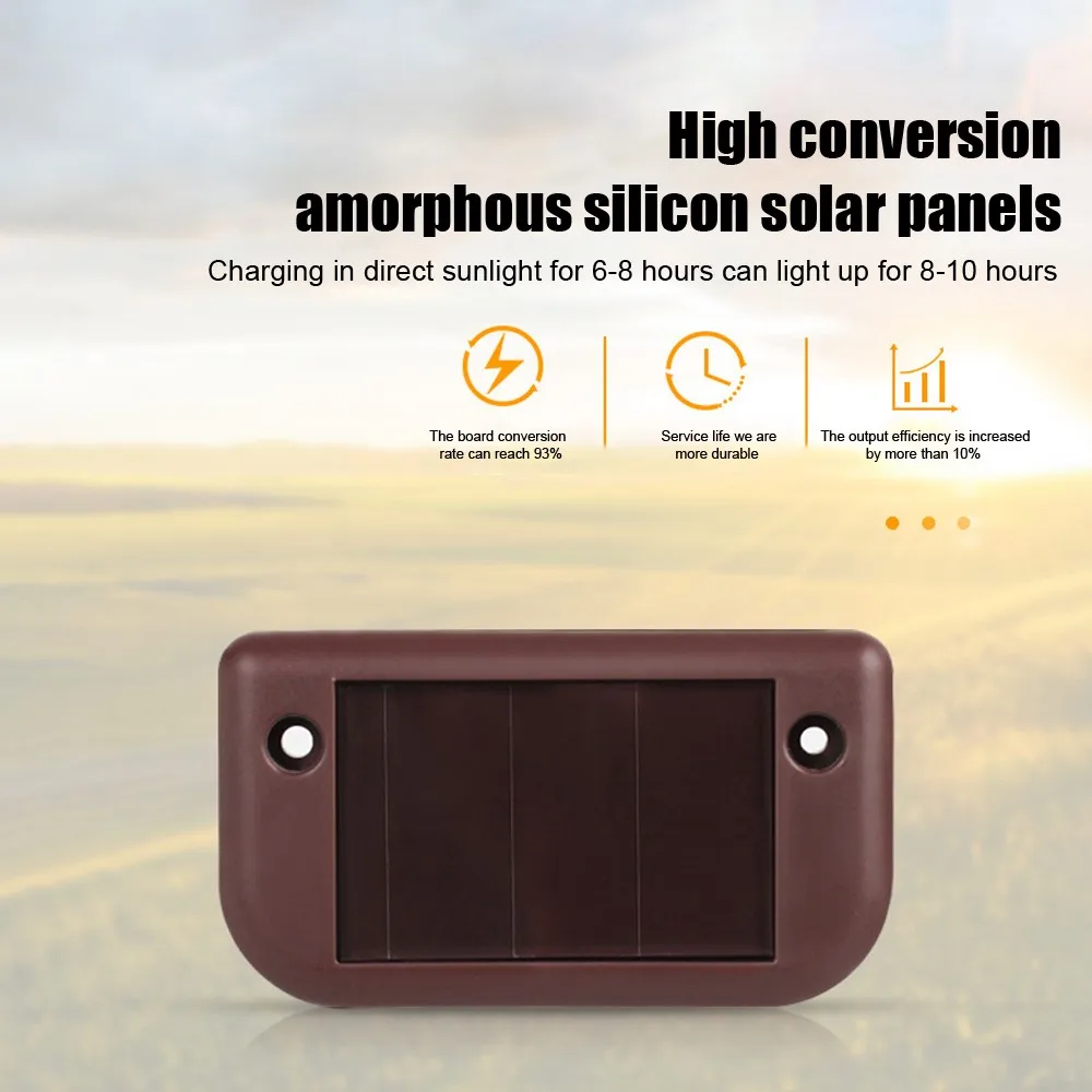 

LED Solar Deck Lights IP65 Waterproof Solar Wall Fence Light Outdoor Garden Pathway Yard Patio Stairs Steps Lamps