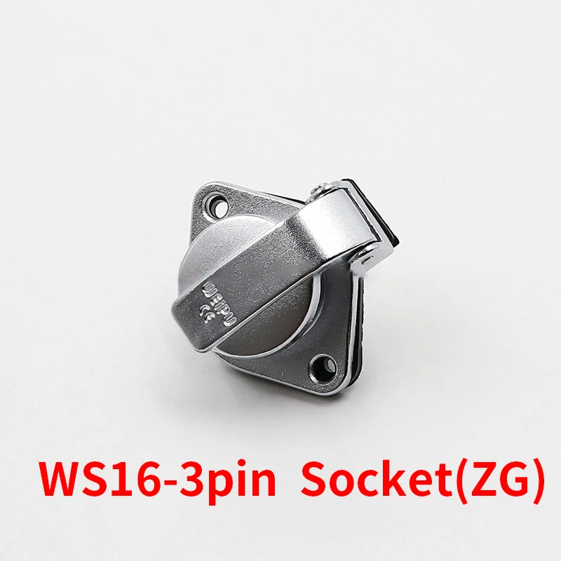 WS16 разъемы 3 pin, высокое напряжение разъем розетка, Промышленный разъем питания, водонепроницаемый, противоударный, IP68