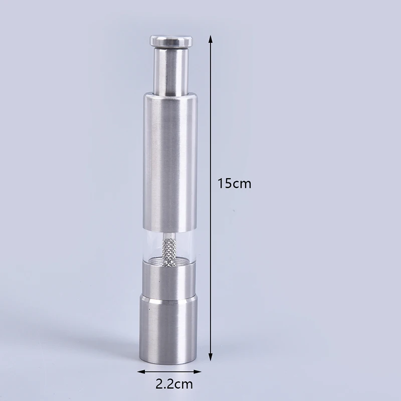 

Seasoning Grinding Stainless Steel Manual Pepper Grinder Salt & Pepper Mill Grinder Kitchen Tools Cooking Accessories