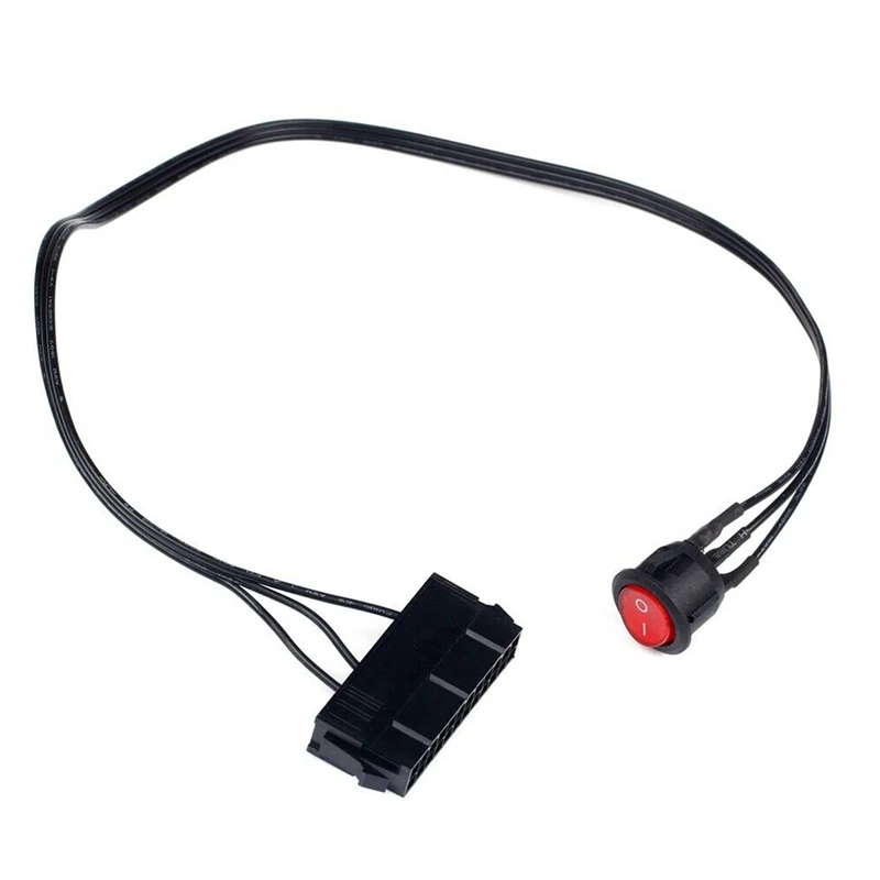 Кабель 50 см медный оловянный провод 24-контактный разъем ATX PSU ПК источник питания