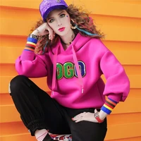 2021 spring and autumn new casual loose hooded sweater