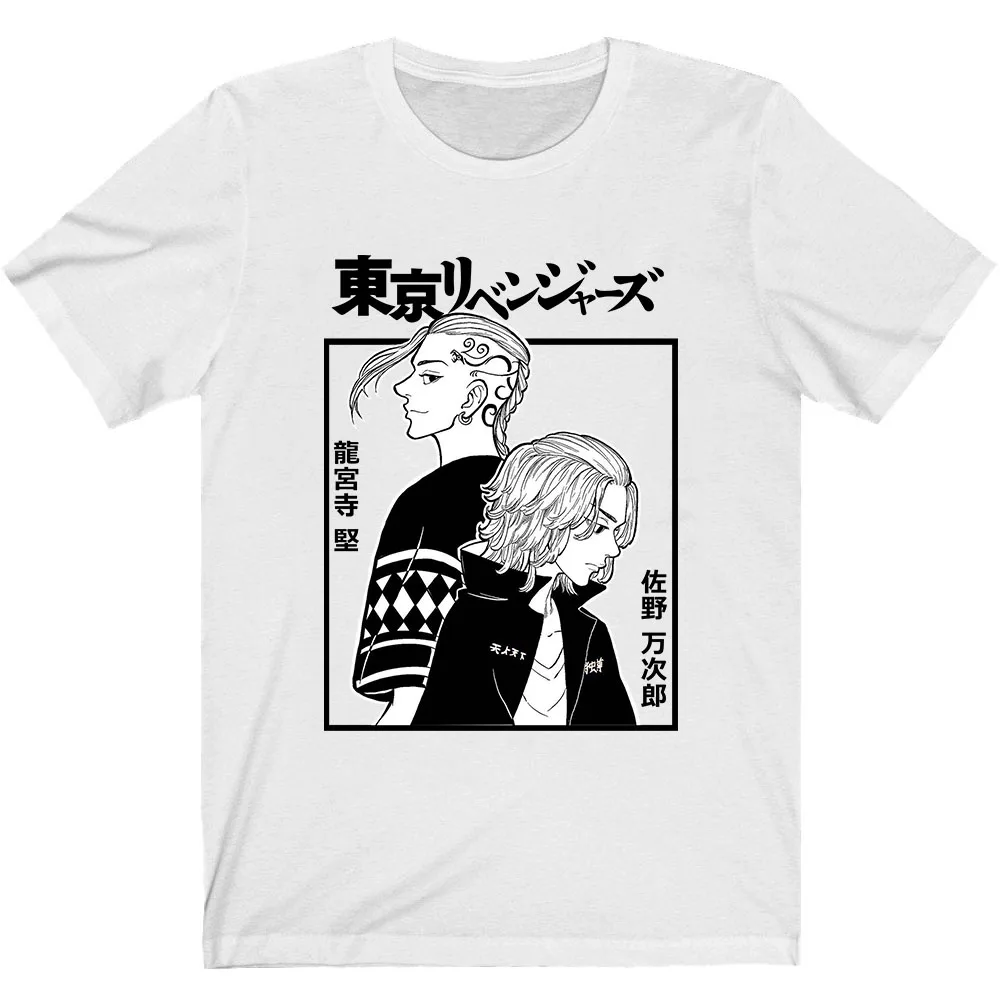 Футболка с рисунком из аниме Токийский мстители футболка Manjiro Sano Mikey Ryuguji Ken Draken