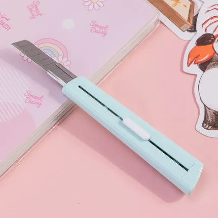 Компактный портативный нож карамельного цвета небольшие резаки ножи для обрезки