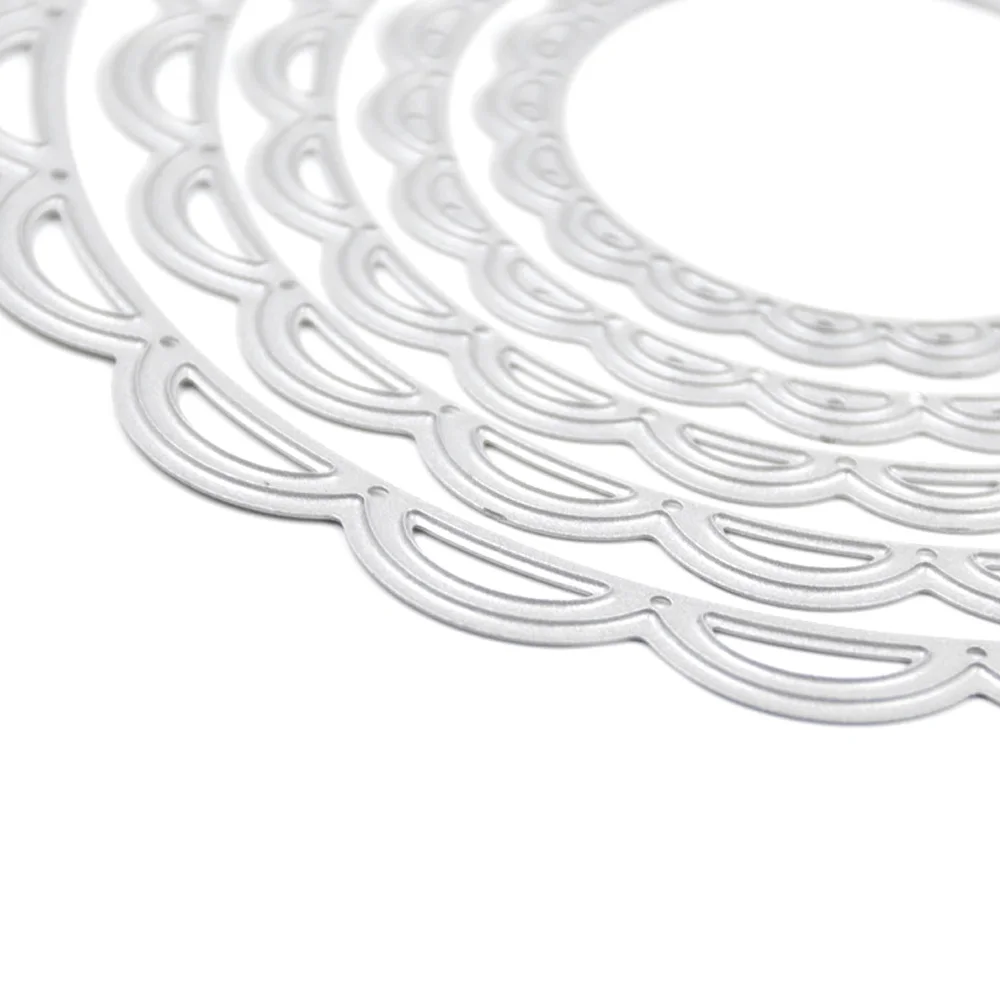 5 шт. кисти разных размеров Металл углерода Сталь круглой формы в форме цветка