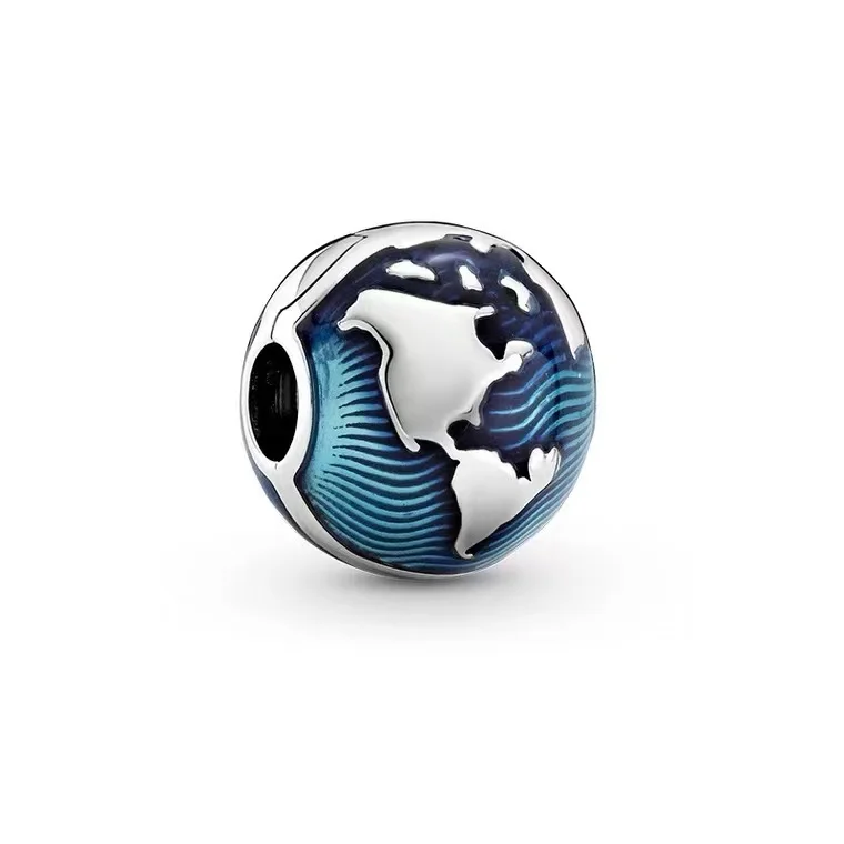 Новая океанская серии 925 стерлингового серебра ювелирные изделия синий весы