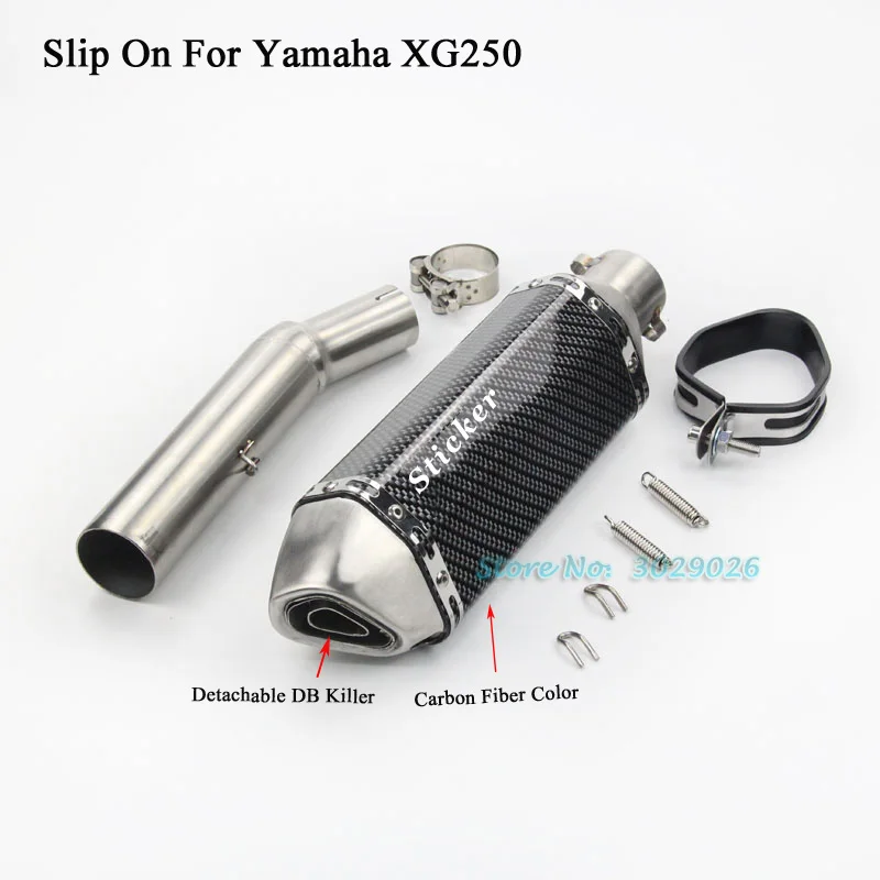 XG250 слипоны для Yamaha Tricker XG 250 мотоциклетный модифицированный глушитель выхлопных
