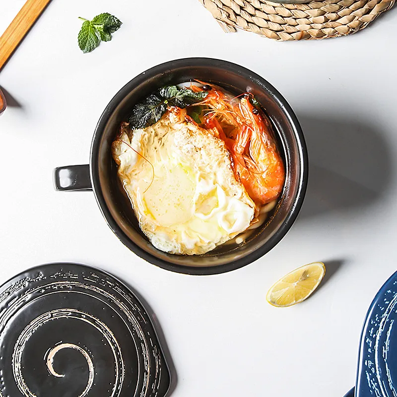 Креативная большая кружка для завтрака крупа керамическая миска Calix воды молока