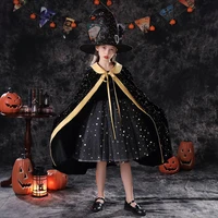 girl autumn new halloween witch costume cloak retro chinese style princess cape antique children cosplay children mantle stole