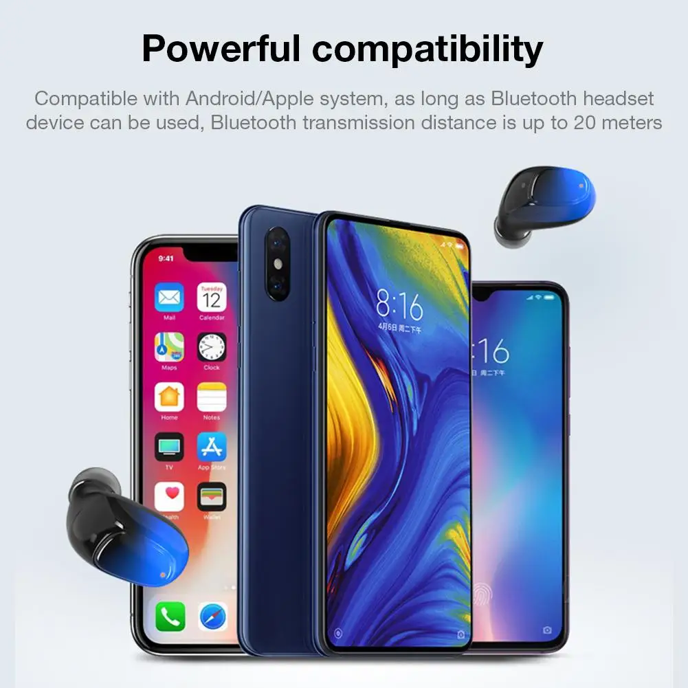 Беспроводные наушники ES01 с поддержкой Bluetooth 5 0 и сенсорным управлением|Наушники