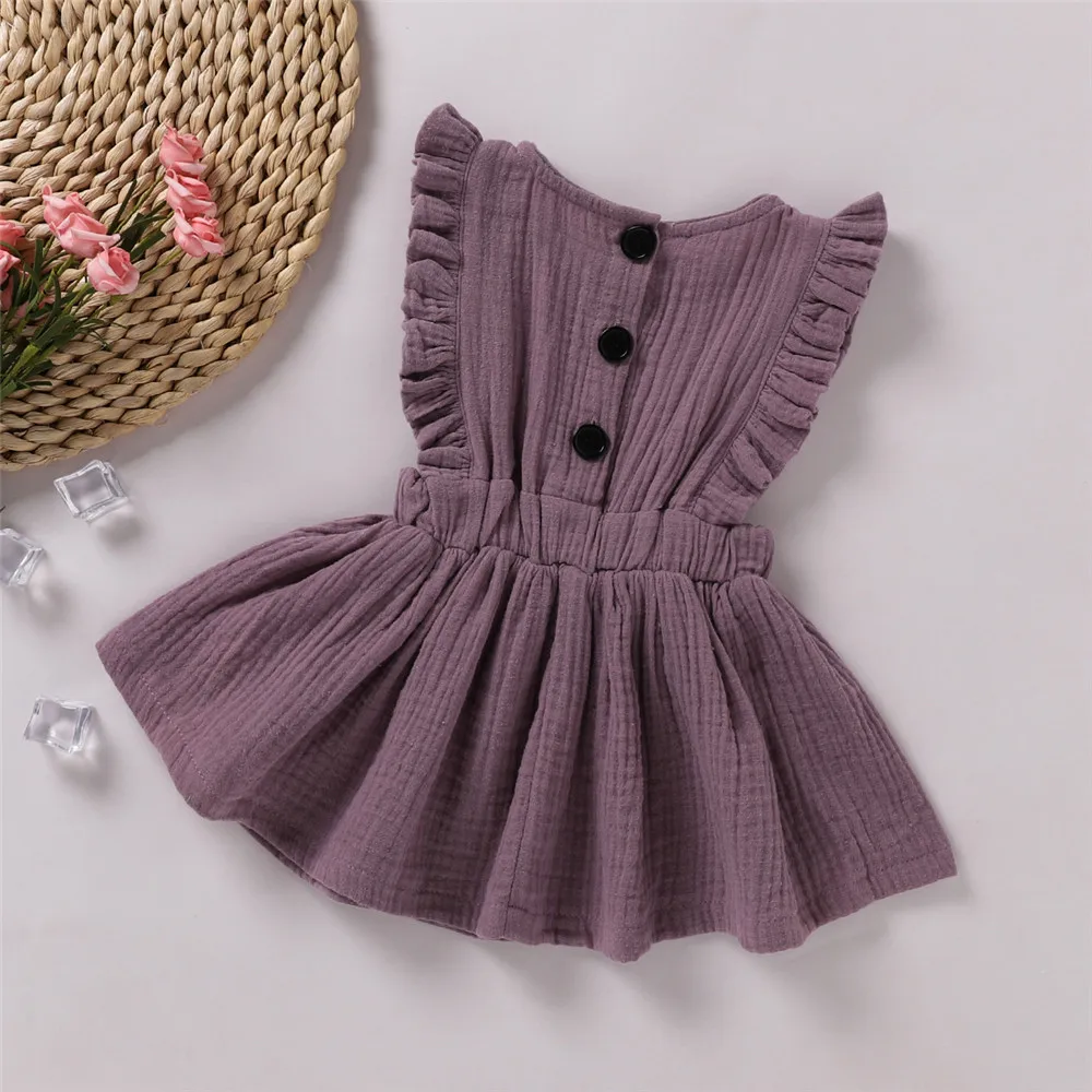 Детское однобортное платье трапециевидной формы с рукавом-фонариком | Мать и