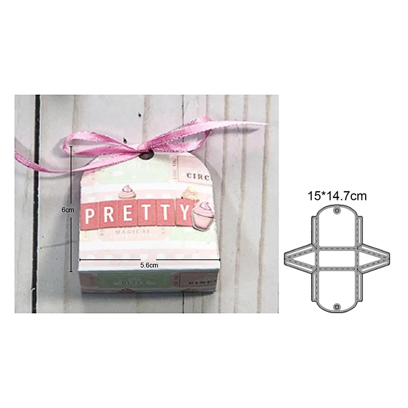 

Box case Gift Wedding Invitation Metal Cutting Dies Craft Stamps die Cut Embossing Card Make Stencil