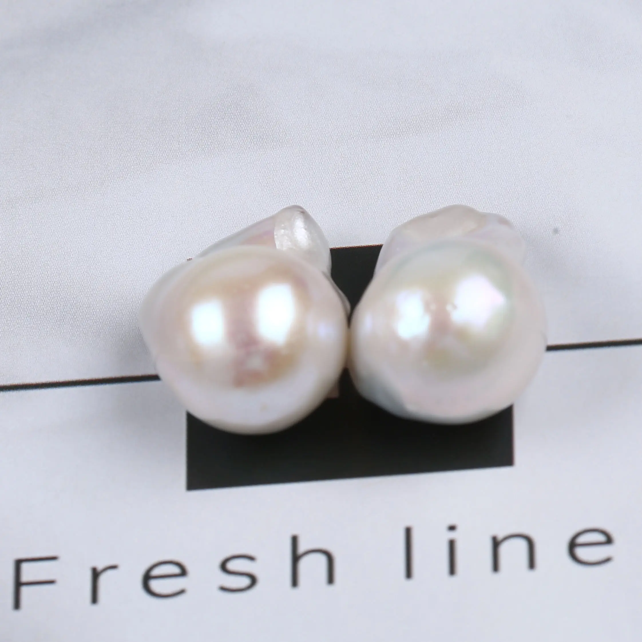 12-14mm big baroque pearls for pairs no hole earring necklace and pendant wholesale price | Beads