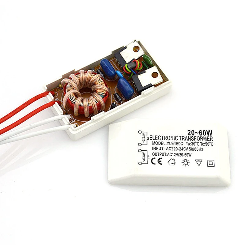 220V к AC12V электронный трансформатор светодиодный люстры-светильники адаптер частей офис небольшой стабильный