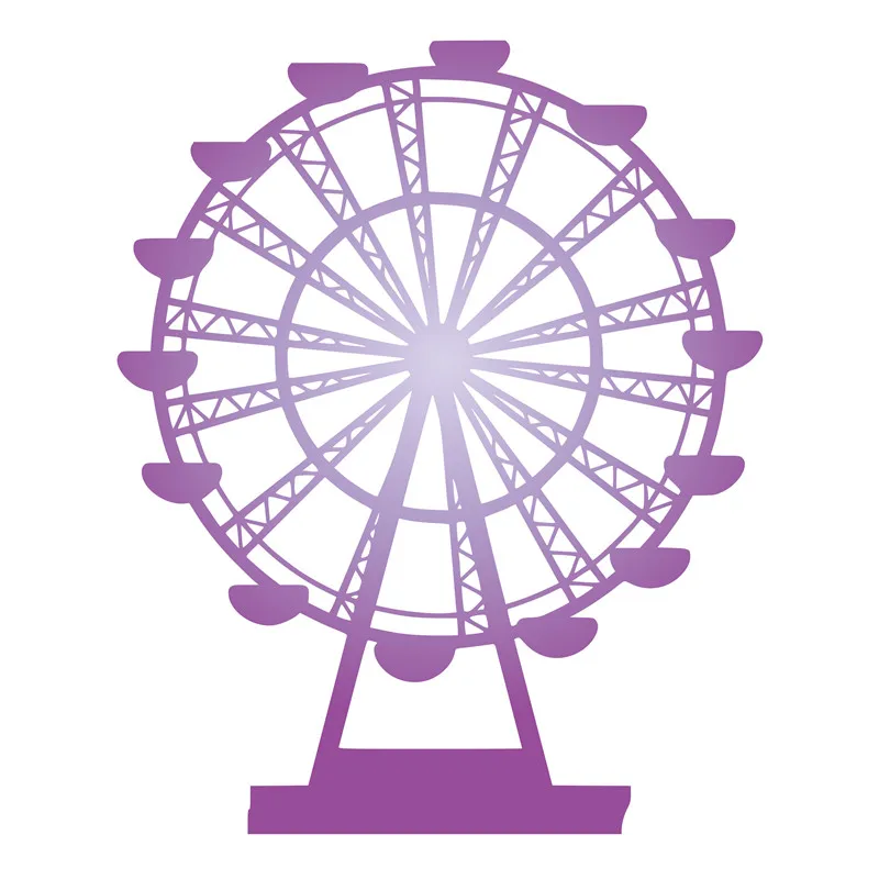 DiyArts колесо обозрения штампы парк развлечений металлические режущие Скрапбукинг