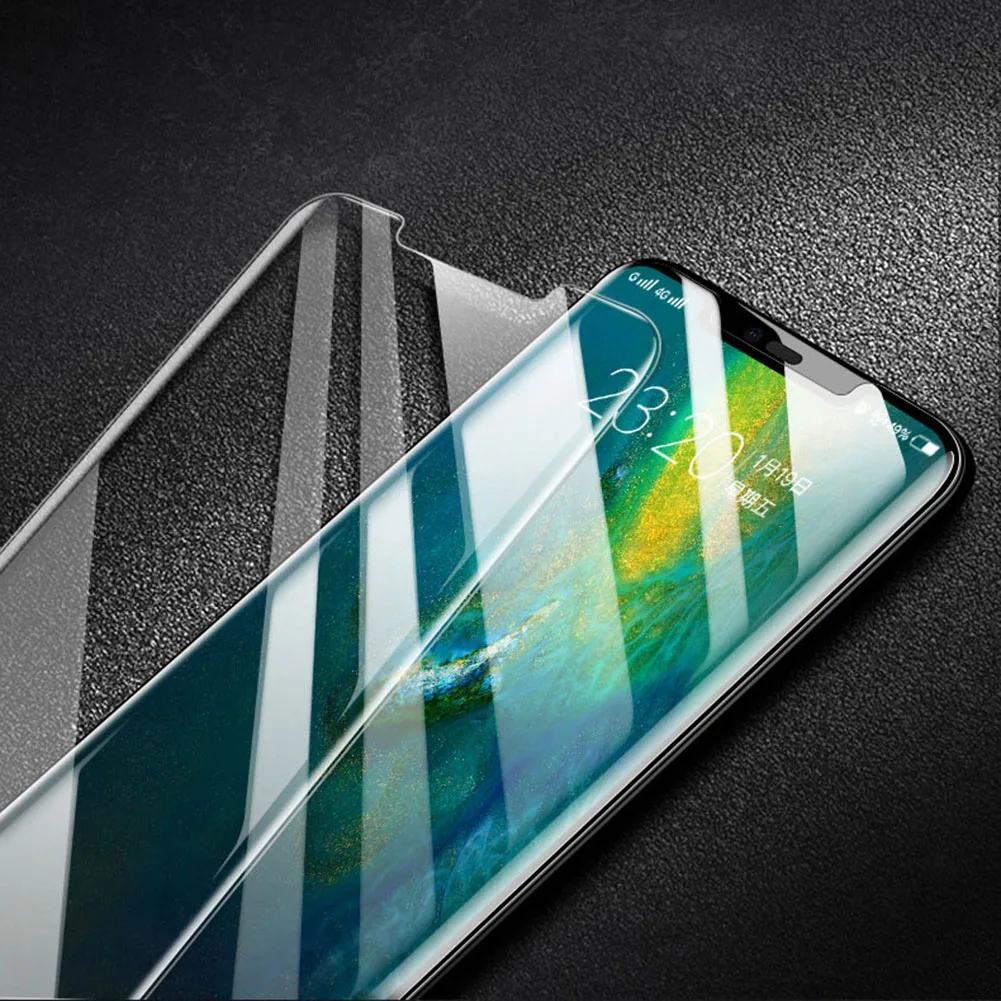 УФ жидкое полное покрытие закаленное стекло протектор экрана для OPPO Find X/sony XZ3