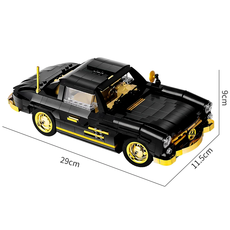Mold KING 10005 автомобильные игрушки MOC-22930 300SL Gullwing модель строительные блоки кирпичи