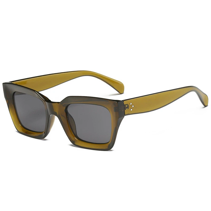 

2022 Fashion Oversized Square Sunglasses Women Men Vintage Brand Designer Sun Glasses UV400 Lunette De Soleil Femme