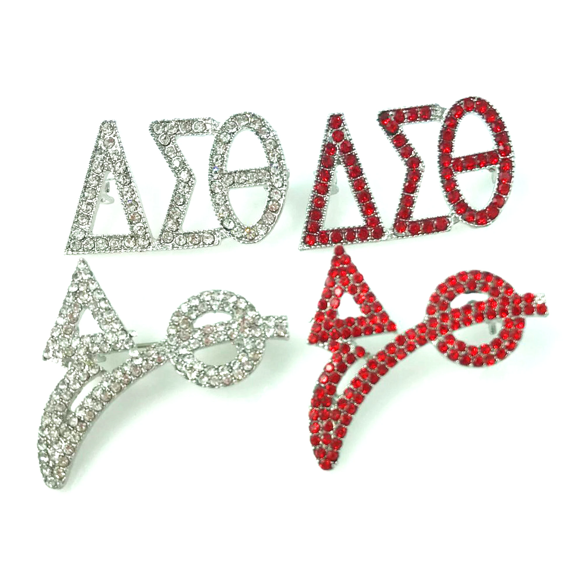 Новое поступление, красные стразы Delta Sigma Theta Sorority 1913 DST AEO, брошь с отворотами для женщин, ювелирные изделия