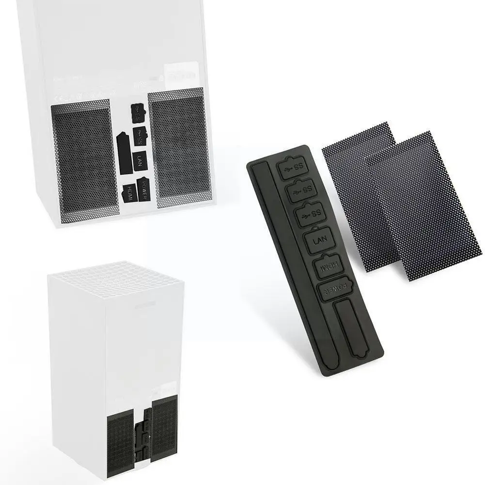 

Dust Proof Cover Mesh Filter for Xbox Series X Console Jack Protector Plugs Anti-dust Accessories Stopper Kit Host Q8I9