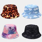 Панама в стиле Харадзюку для мужчин и женщин, шляпа в стиле хип-хоп с широкими полями, с принтом огненных бабочек, облаков, дракона, лето 2021