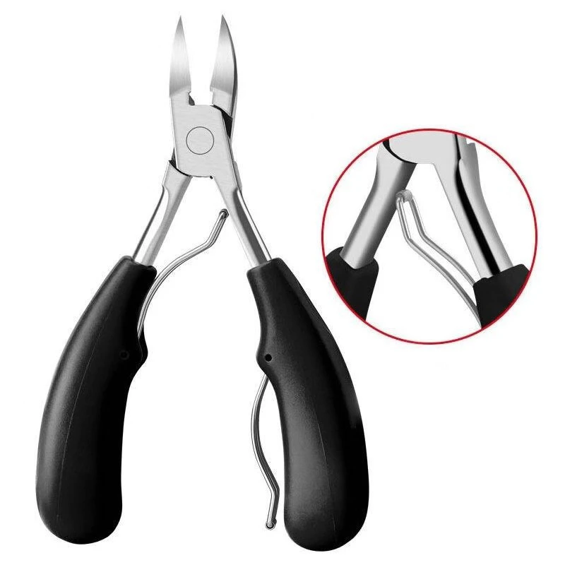 

Blcck Soft Nail Cuticle Nipper Stainless Steel Tweezer Clipper Dead Skin Remover Scissor Plier Manicure Nail Art Tool Nail Cut
