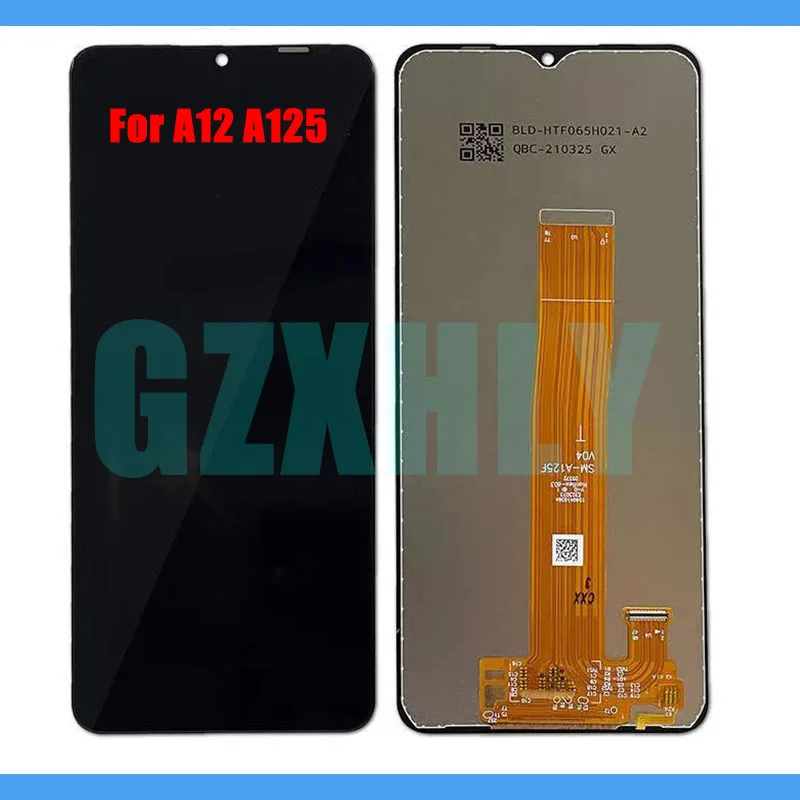 

New 6.5" Original For Samsung Galaxy A12 A125F A125F/DS Display LCD Touch Screen Digitizer Assembly Replacement Repair Parts