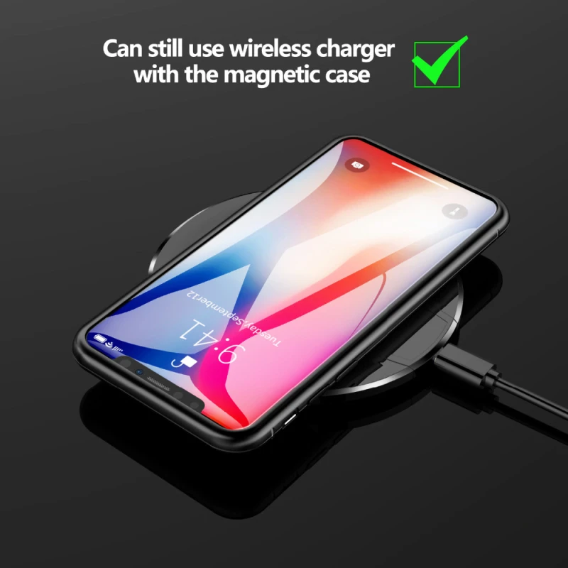 Для OnePlus 7 Pro 1 + металлический чехол с магнитной адсорбцией для 6 6T Магнитная задняя