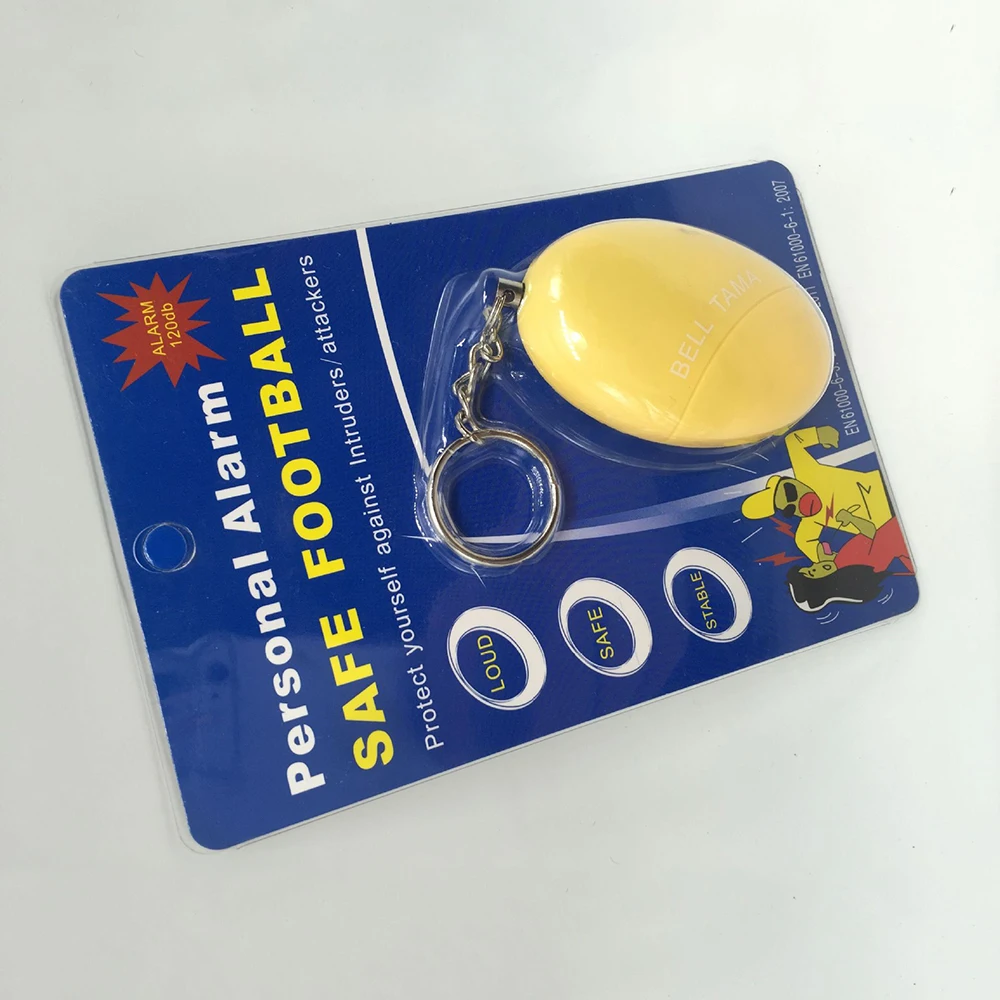 Сигнализация для самозащиты 120 дБ яйцо форма девушек и женщин защита