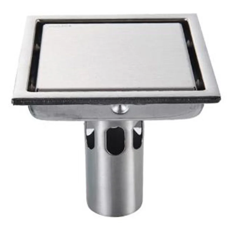 Fine Drawing Surface Treatment 304 Stainless Steel Invisible Floor Drain Thicken Anti-Odor For Bathroom Kitchen | Дом и сад