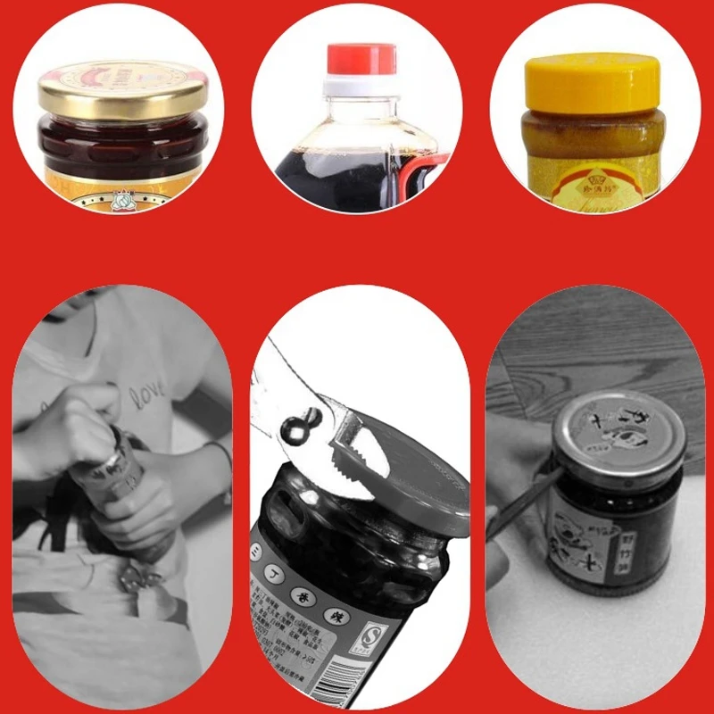 Консервная банка для бутылок Регулируемый ручной из нержавеющей стали простой