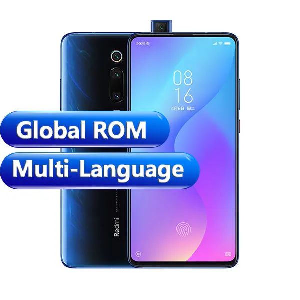 Xiaomi Redmi K20 с глобальной ПЗУ, 6 ГБ, 64 ГБ, Смартфон Snapdragon 730, задняя камера 48 МП, всплывающая фронтальная камера 6,3" AMOLED 4000 мАч - Цвет: Global ROM BLUE