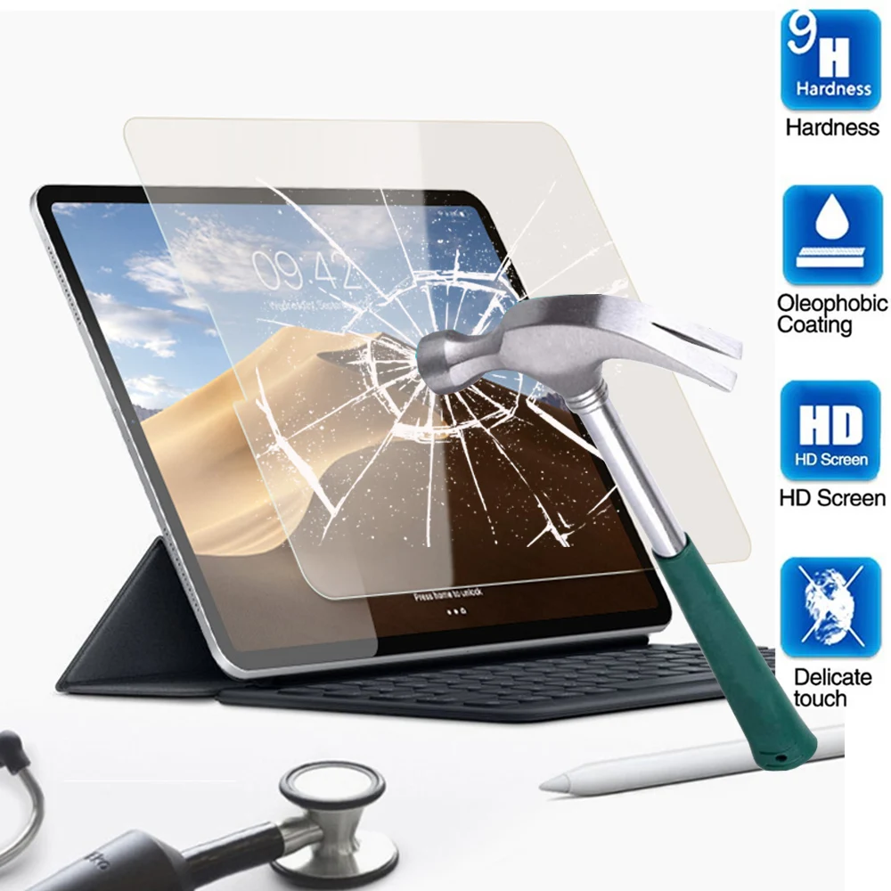 

Закаленное стекло 9H для iPad Pro 11 дюймов 2020, Защита экрана для iPad Pro 11 дюймов 2018, пленка A2068, A2230, A2228, A1934, A2013