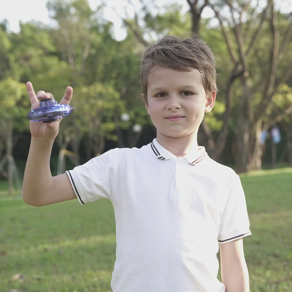 Flynova RC мини НЛО RC Квадрокоптер Fingertip обновление полета гироскопа Летающий Спиннер декомпрессия RC игрушки подарки для взрослых и детей