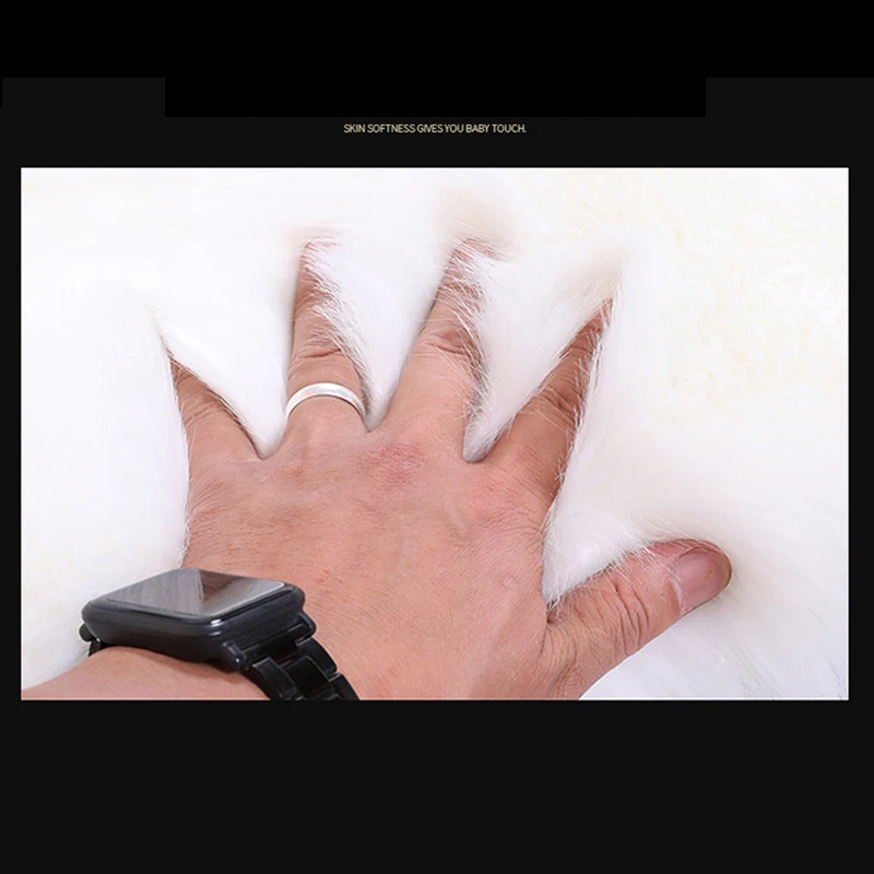 3 шт. автокресла подушки длинный плюшевый меховой чехлы для сидений из