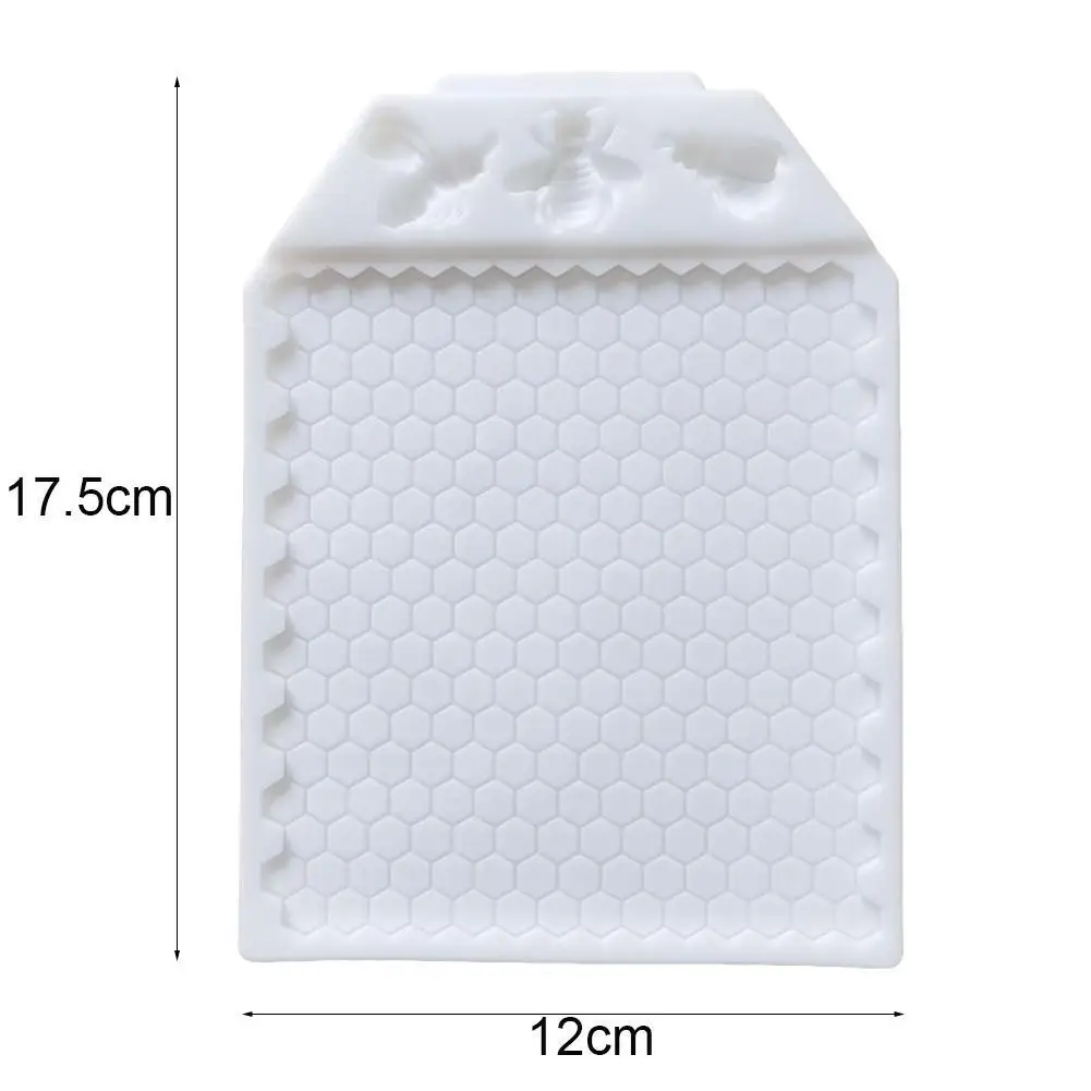 

Bees And Continuous Honeycomb Textured Silicone Molds Tools Cake Fondant Chocolate Bakeware Decorating Kitchen Cake Mold P9D9